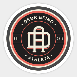 Debriefing Athlete 1 Sticker